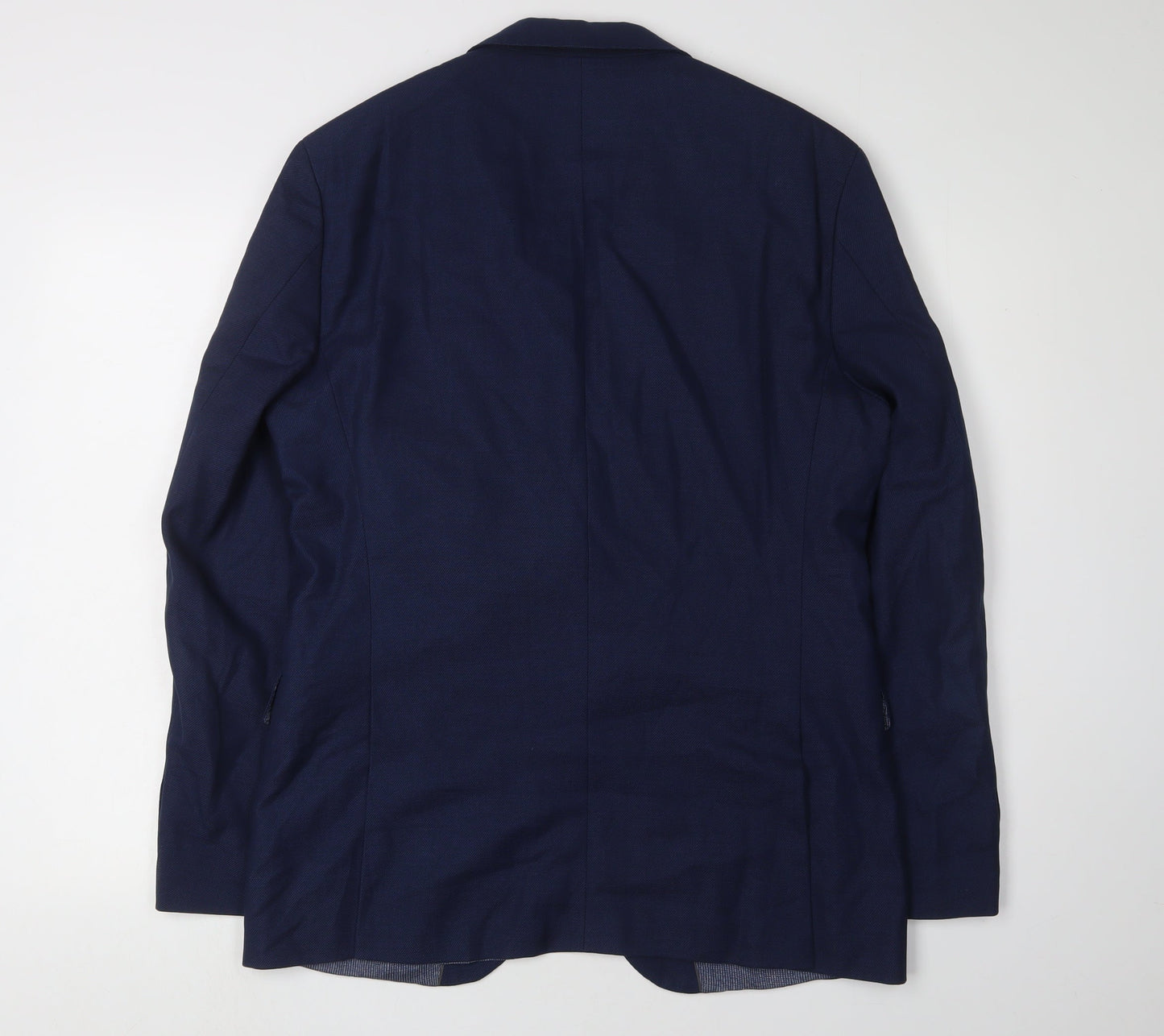 Hugo Boss Men's Blue Single-Breasted Blazer 38R