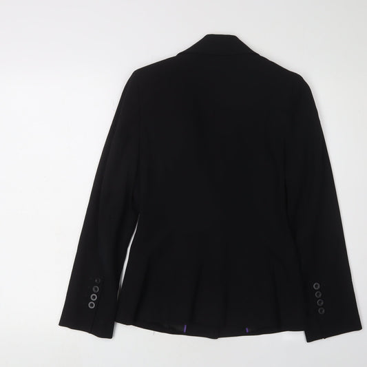 TM Lewin Women's Black Slim Fit Blazer Size 10