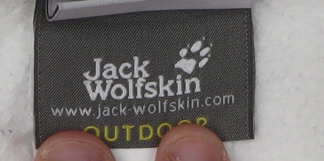 Jack Wolfskin Women's White Pullover Sweatshirt, Size 18