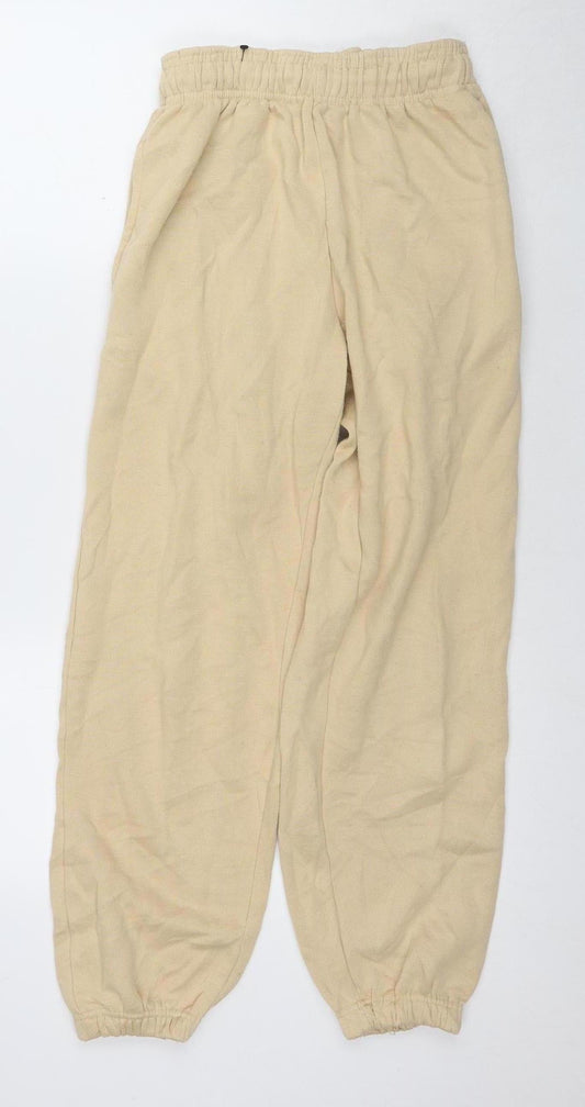 Rebellious Beige Women's Jogger Trousers Size 6