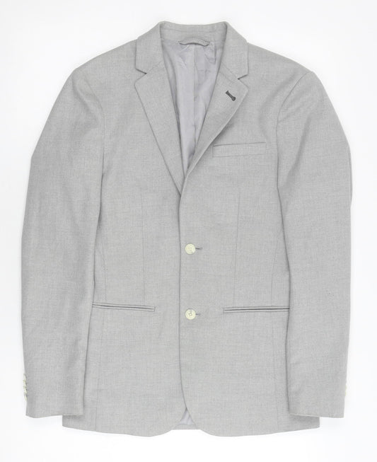 Jack & Jones Grey Men's Blazer Size 46