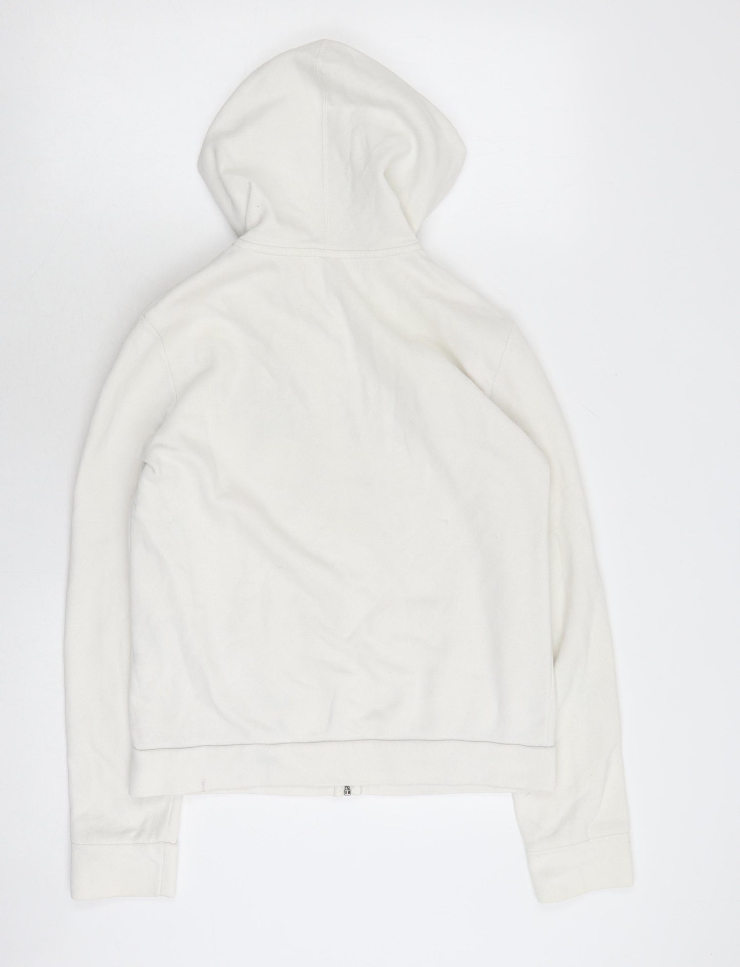 Hollister Women's White Hoodie Jacket S Casual