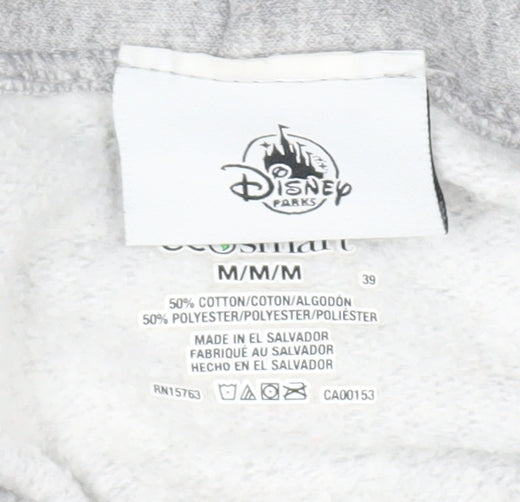 Unisex Adults UK M Regular Disney Grey Pullover Hoodie