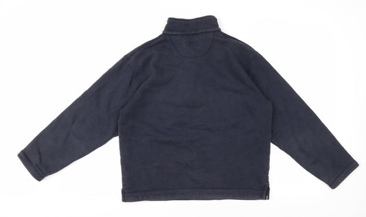 Unisex Adults UK One Size Regular MUSTO Black Pullover Sweatshirt