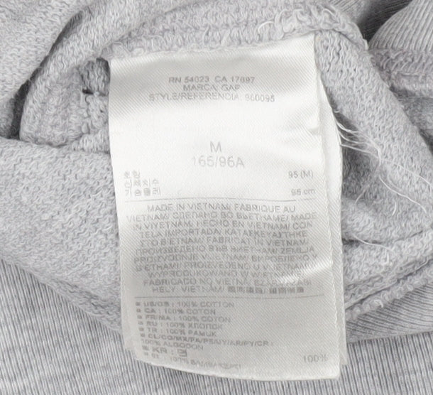 Gap Women’s Grey Jersey Crew Neck T-Shirt M