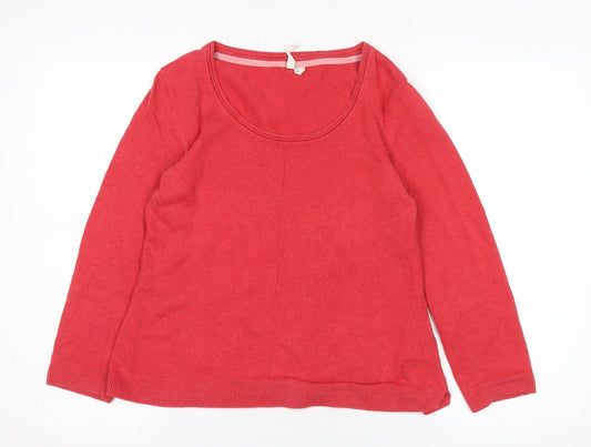 White Stuff Women's Red Pullover Jumper Size 10