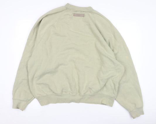 Essentials Men's Beige Pullover Sweatshirt M