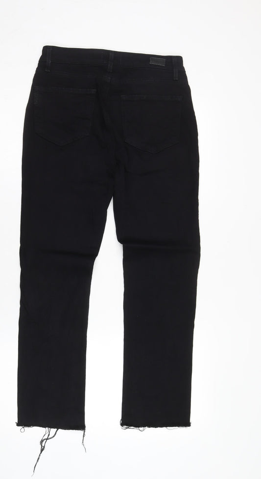 PAIGE Women's Black Straight Jeans Size 6