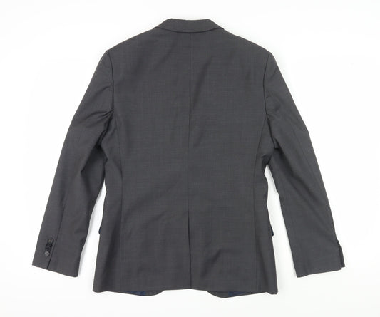 River Island Men’s Grey Blazer 38S Formal Short