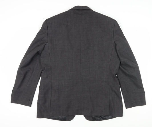 Racing Green Men's Grey Blazer 46R Regular