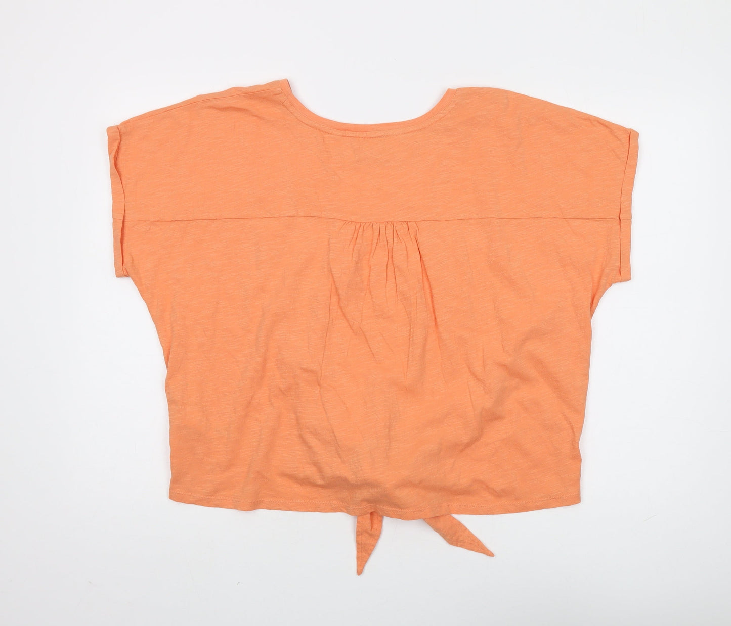Fat Face Orange Women’s Basic T-Shirt UK 18 Relaxed Fit