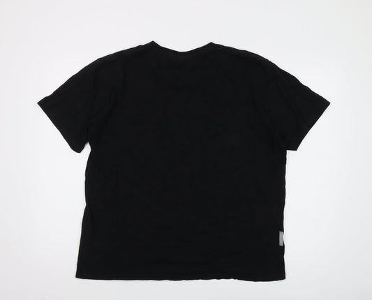 Peter Storm Men's Black Large Cotton T-Shirt