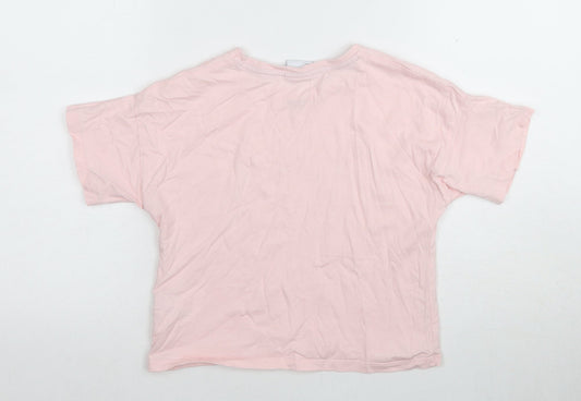 Friends Girls Pink Graphic T-Shirt, 9-10 Years, Logo Design