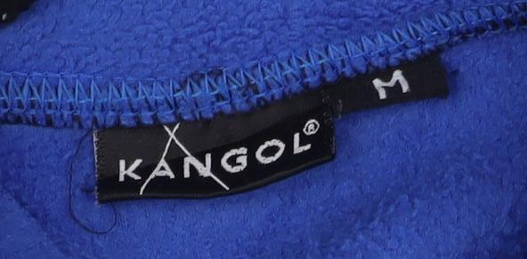 Kangol Men's Blue Medium 1/2 Zip Fleece Sweatshirt