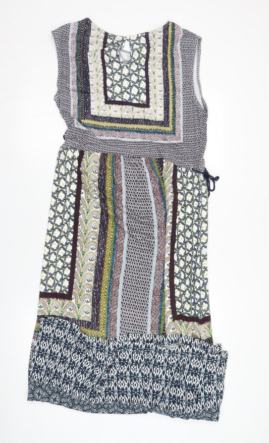 White Stuff Women Multicoloured Cotton Mini Dress