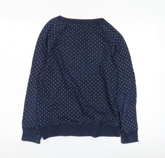 Jack Wills Women's Blue Pullover Sweatshirt Size 8