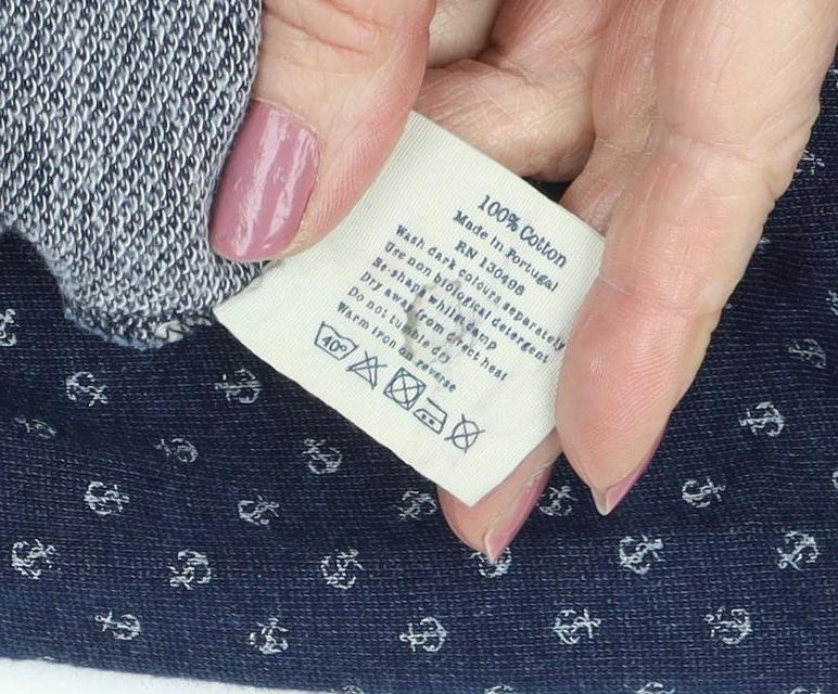 Jack Wills Women's Blue Pullover Sweatshirt Size 8
