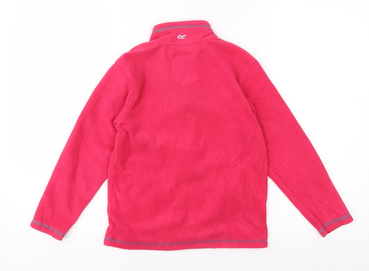 Regatta Girls Pink Fleece Jacket 7-8 Years Activewear