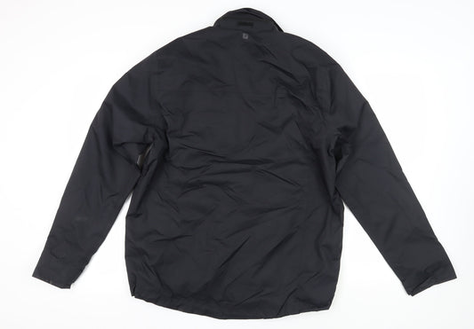 Mountain Warehouse Men's M Black Waterproof Rain Coat Jacket