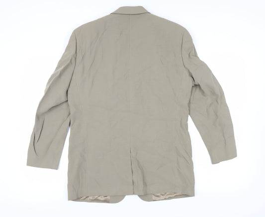 Linea Beige Men's Blazer, Size 38S, Single-Breasted