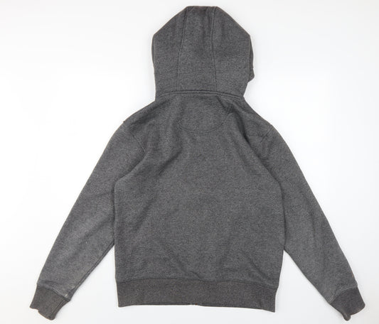 Soulcal & Co Men's Grey Full Zip Hoodie M