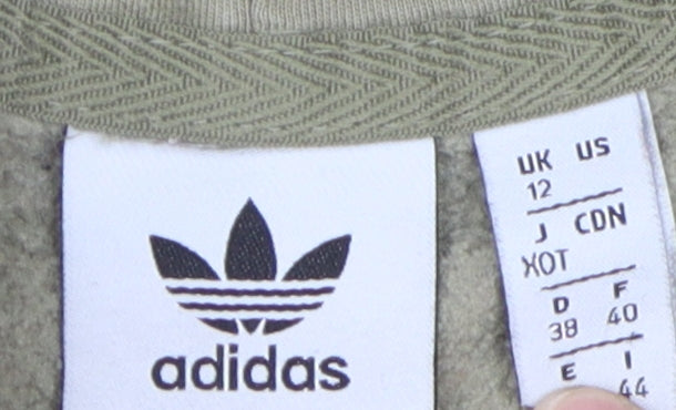 Adidas Women's Green Pullover Hoodie Size 12