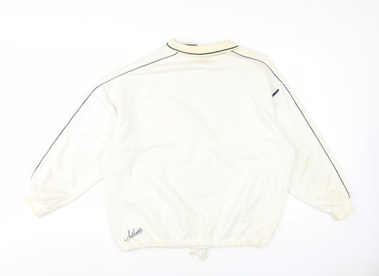 Ellesse Men's Ivory Pullover Sweatshirt L