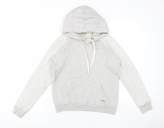 Jack Wills Women’s Grey Pullover Hoodie, Size 8