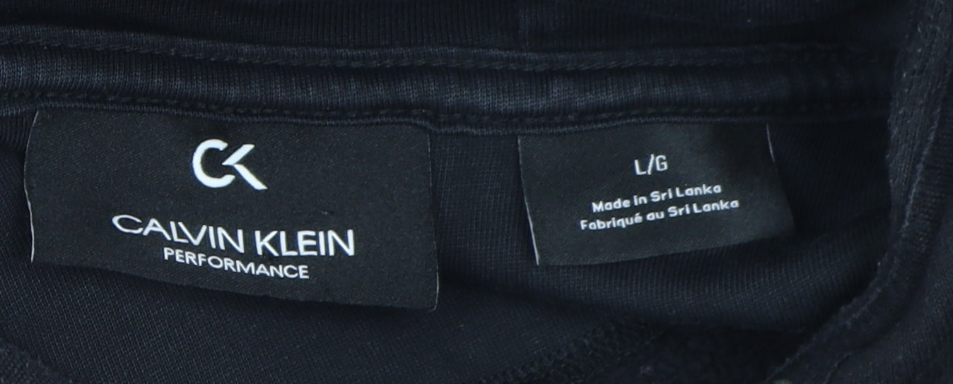 Calvin Klein Unisex Black Pullover Hoodie L