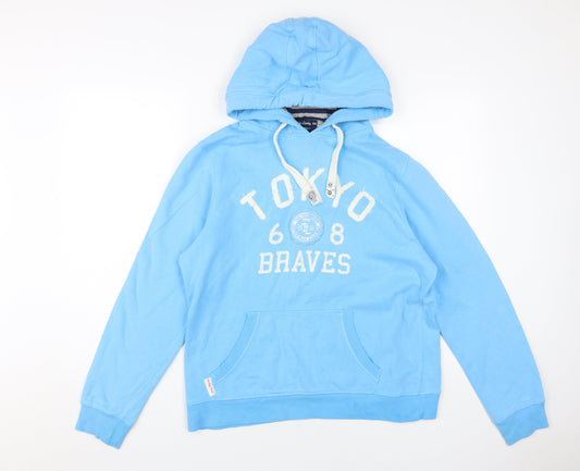 Tokyo Laundry Blue Hoodie Unisex Adults Size 14