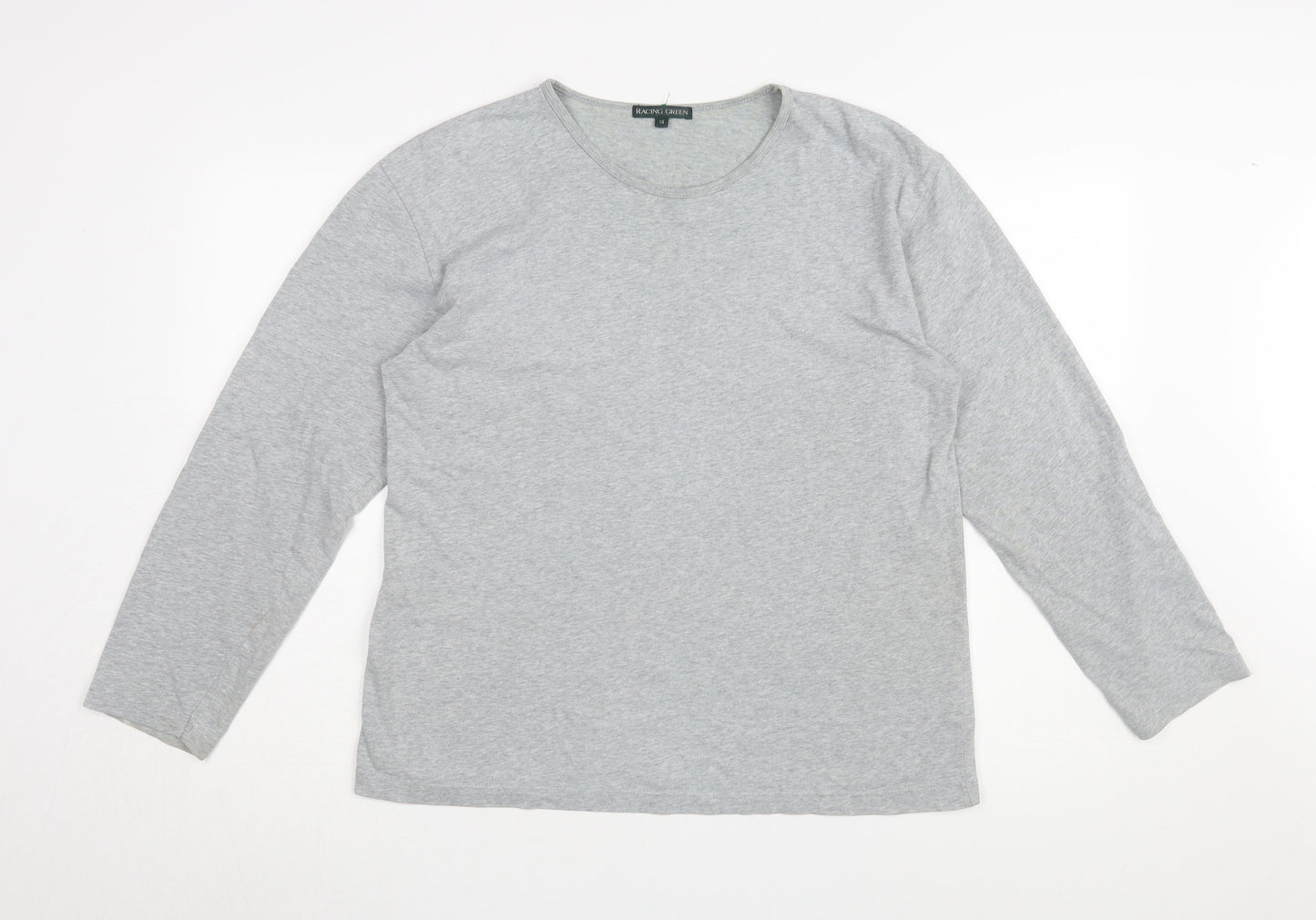 Racing Green Women's Grey Jersey Long Sleeve T-Shirt
