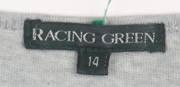 Racing Green Women's Grey Jersey Long Sleeve T-Shirt