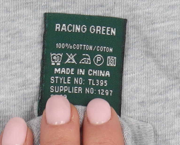 Racing Green Women's Grey Jersey Long Sleeve T-Shirt