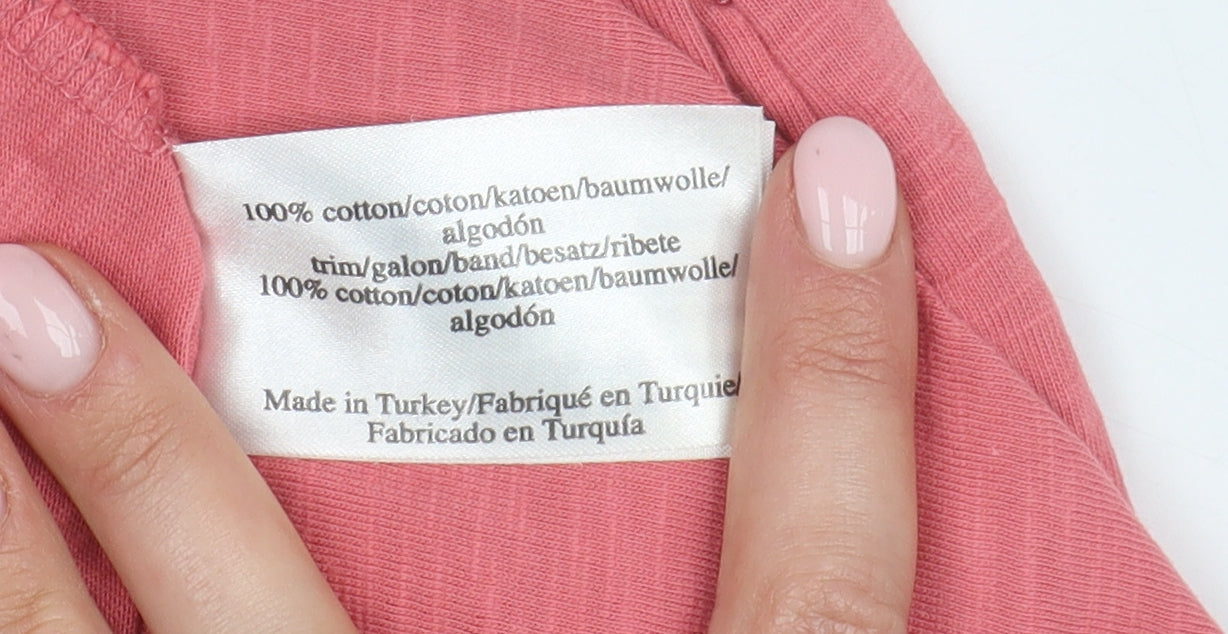 Laura Ashley Women's Pink Shift Dress Size 14