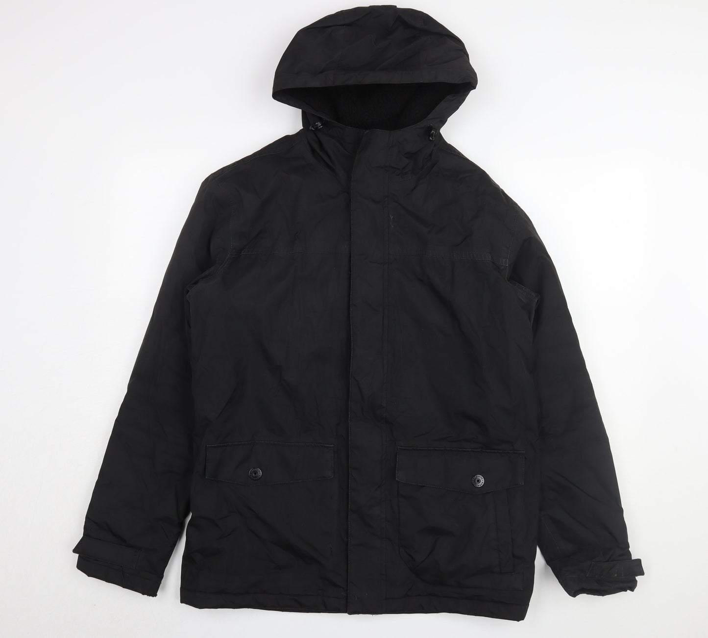 Regatta Men's Black Parka Jacket, M, Hooded Casual