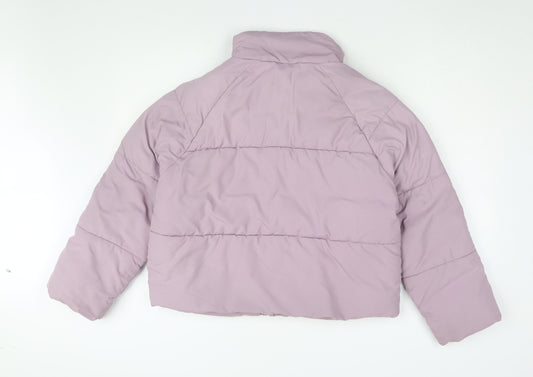 Monki Women's Purple XS Puffer Jacket