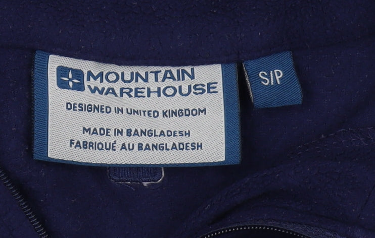 Mountain Warehouse Women's Blue Fleece Sweatshirt, Size 12