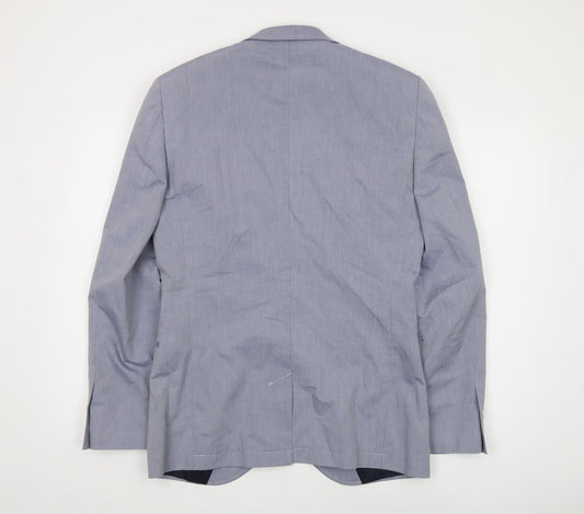 Next Men's Grey Blazer, Size 38R, Regular Fit