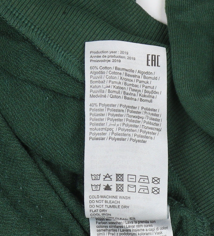 Brand and care label for Only Women's Green Christmas Pullover Sweatshirt - L
