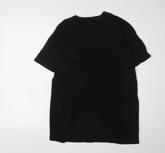 Star Wars Men's Christmas T-Shirt L Black Crew Neck