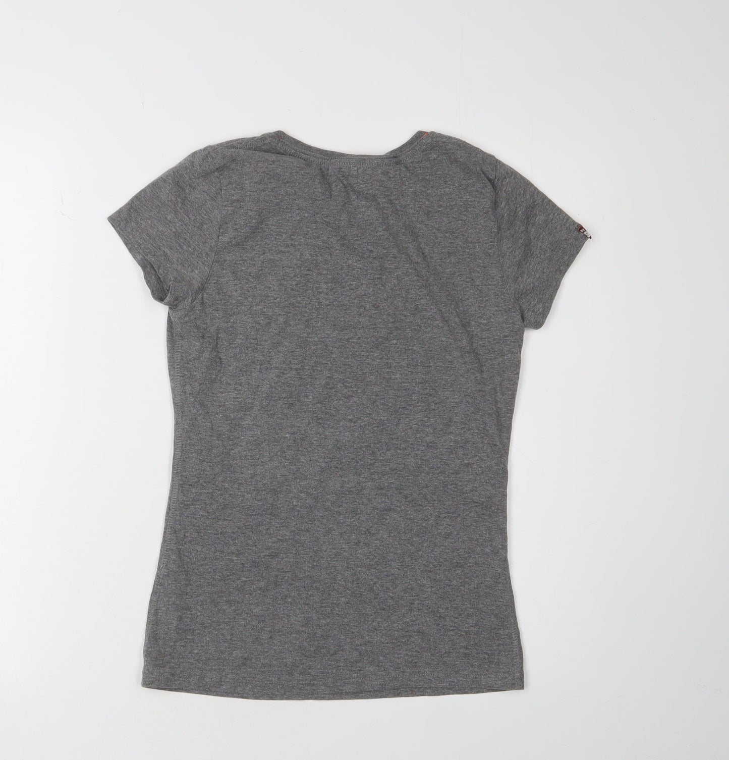 Superdry Women's XS Grey Crew Neck T-Shirt