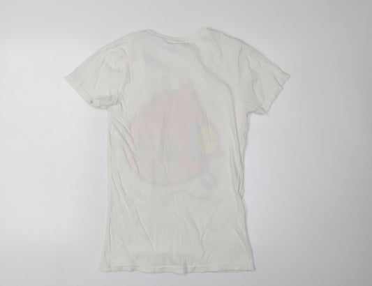 Angry Birds Unisex White L T-Shirt Cotton Cartoon