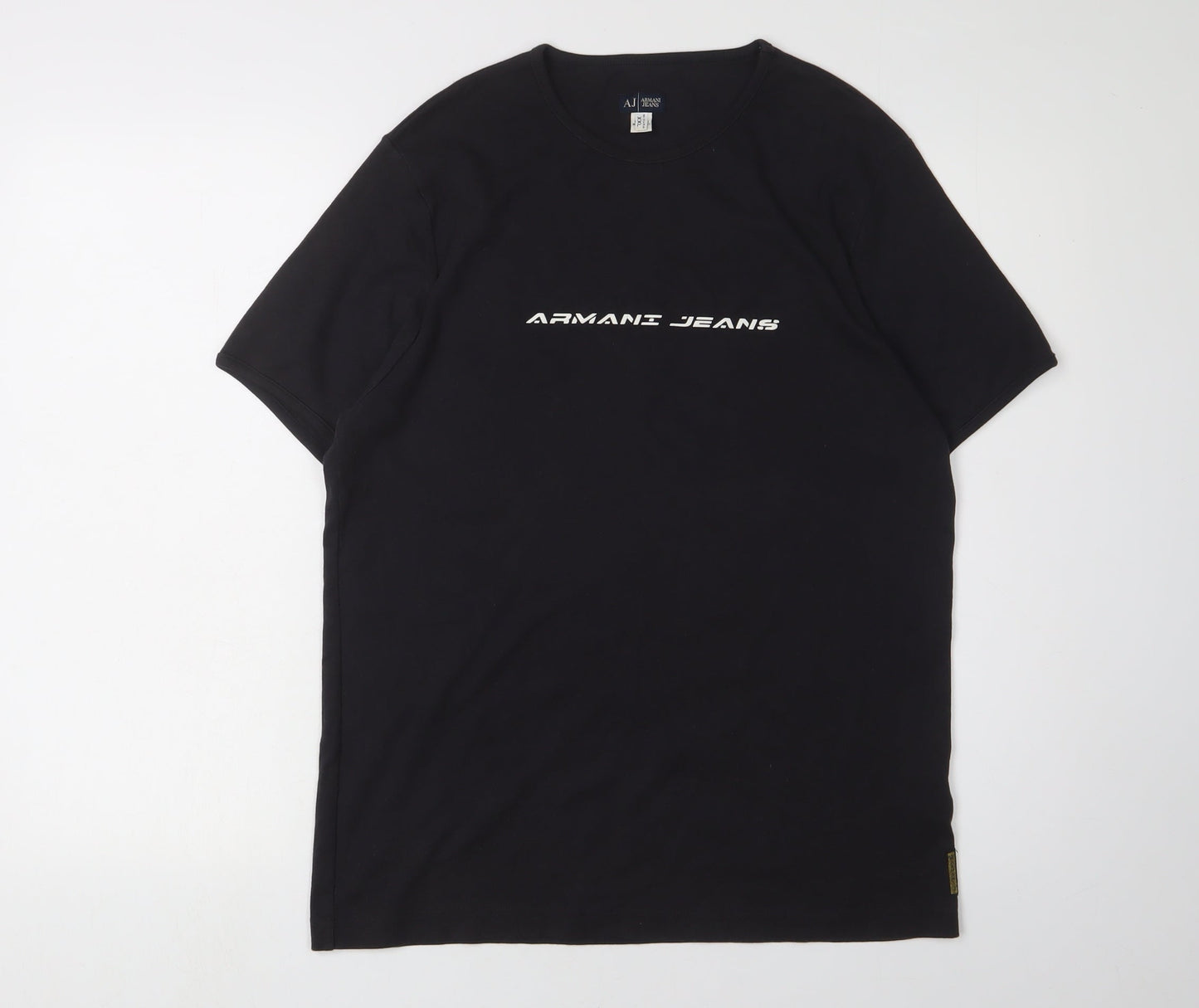 Armani Jeans Men's Black 2XL Short Sleeve T-Shirt