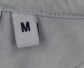 Fila Unisex Grey T-Shirt M Basic Casual Embroidered