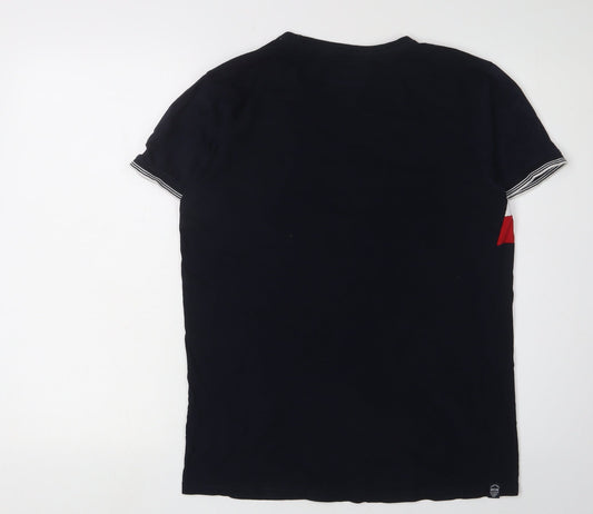 Mitchell & Ness Men's Medium Colourblock T-Shirt