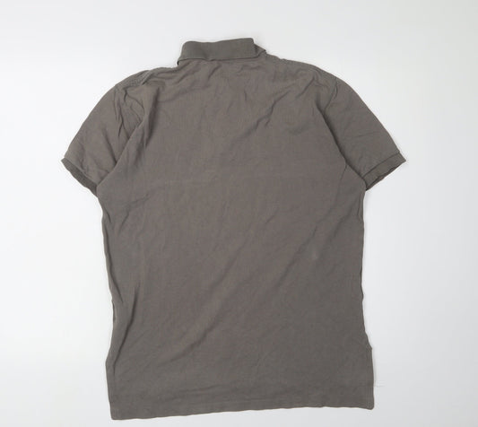 Polo Ralph Lauren Men's Brown S Cotton Polo Shirt