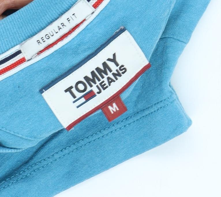 Tommy Jeans Men’s Blue Logo T-Shirt Medium