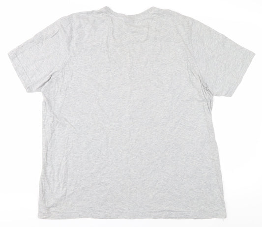 Superman Men's Grey XL Graphic Cotton T-Shirt