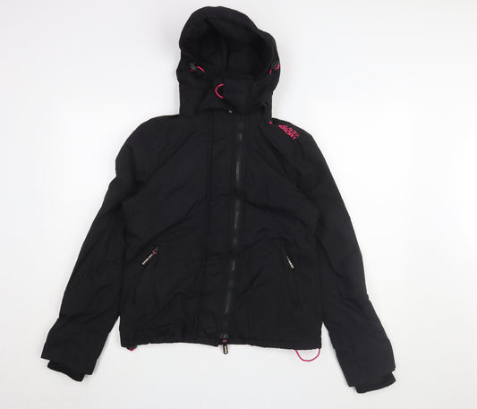 Superdry Women's Black Windbreaker Jacket S