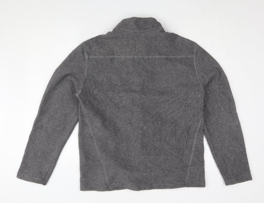 Decathlon Men's Grey Fleece Jacket L